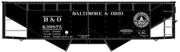 Accurail 81902 HO Scale 50 Ton Offset 2 Bay Hopper Kit Baltimore & Ohio B&O 639875 (13 Great States Logo)
