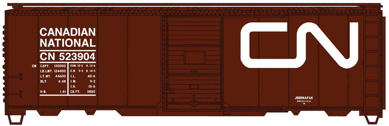 Accurail 81931 HO Scale 40' AAR Boxcar Canadian National CN 523904