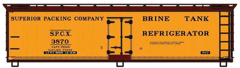 Accurail 81941 HO Scale 40' Wood Reefer Kit Superior Packing SPCX 3870