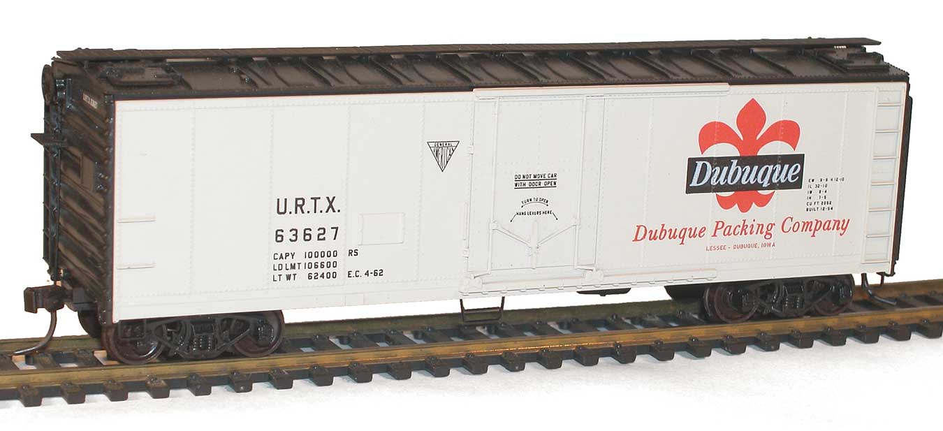 Accurail 8523 HO Scale 40' Steel Reefer Kit Dubeque URTX