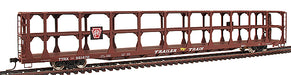 Accurail Accuready 80122 HO Scale 89' Tri-Level Open Auto Rack Pennsylvania PRR TTRX 961470 - NOS
