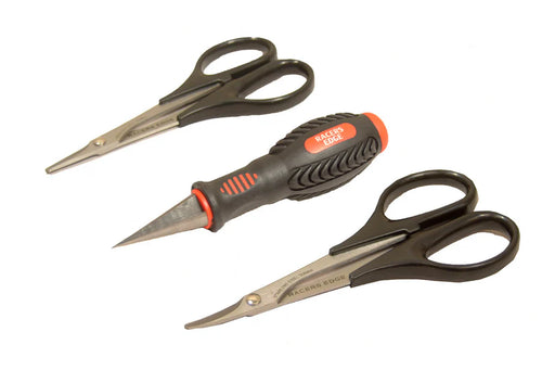 Racers Edge 2331 Body Scissors and Reamer Set, 3 Piece Set