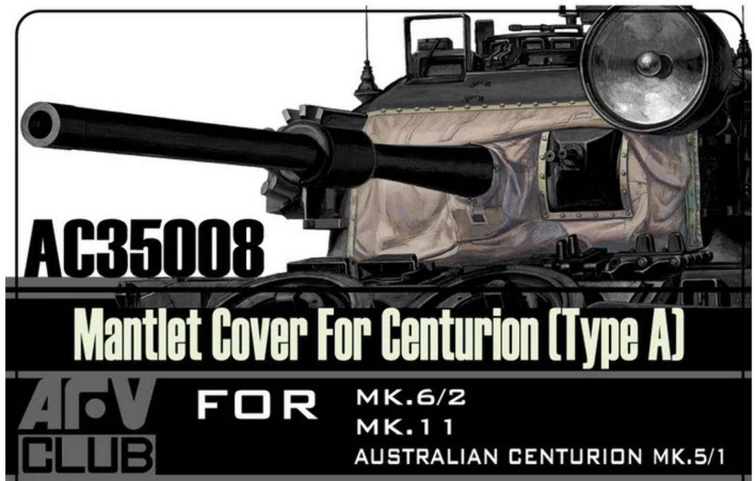AFV Club AC35008 1/35 Mantlet Cover For Centurion Type A Detail Kit