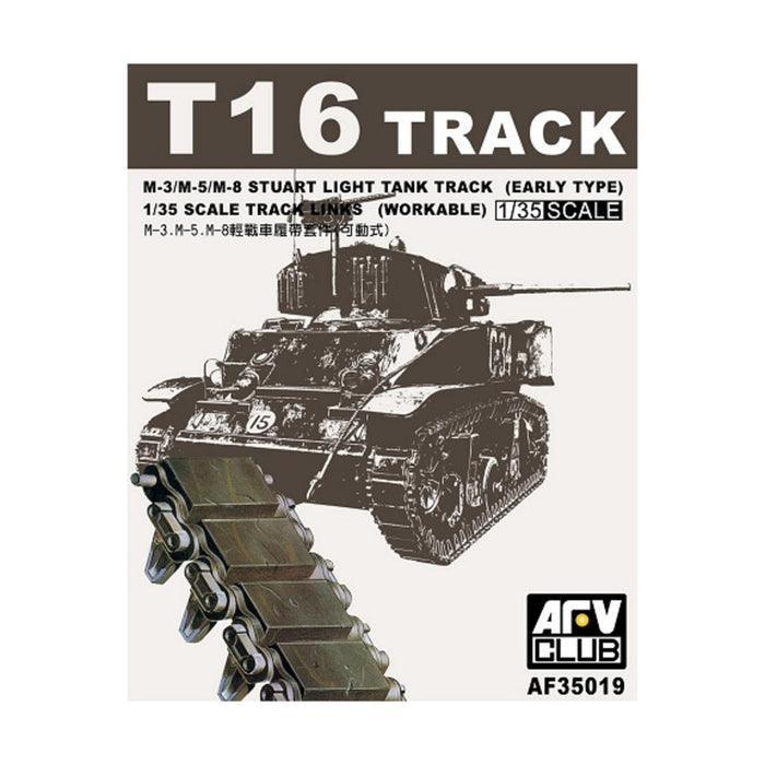 AFV Club AF35019 1/35 T16 Track Detail Kit for M3/M5 Stuart Light Tank