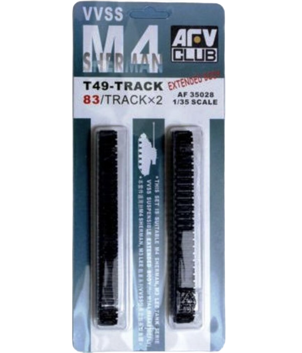 AFV Club AF35028 1/35 Extended T49 Track Detail Kit for Sherman VVSS