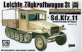 AFV Club AF35047 1/35 Sd.Kfz.11 German 3 Ton Half-Track Late Version Model Kit