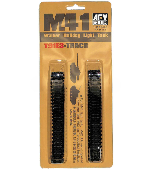 AFV Club AF35052 1/35 T91E3-Track for M41 Walker Bulldog Light Tank (Vinylketten) Detail Kit