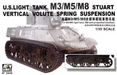 AFV Club AF35056 1/35 Vertical Volute Spring Suspension for M3/M5/M8 Stuart Detail Kit