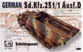 AFV Club AF35063 1/35 German Sd.Kfz.251/1 Ausf.D Schützenpanzer Half-Track Model Kit