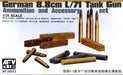 AFV Club AF35072 1/35 German 8.8cm L/71 Tank Gun Ammunition and Accessory Set Model Kit