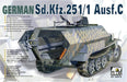 AFV Club AF35078 1/35 German Sd.Kfz.251/1 Ausf.C Half-Track Model Kit
