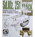 AFV Club AF35081 1/35 Rubber Workable Track Link for Sd.Kfz. 251, Sd.Kfz. 11 Detail Kit