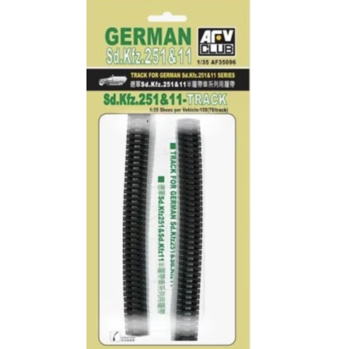 AFV Club AF35096 1/35 Tracks Set for German Sd. Kfz. 251 & Sd. Kfz. 11