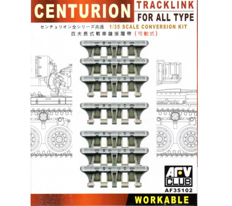 AFV Club AF35102 1/35 Workable Tracklink For Centurion Tank All Type Conversion Kit