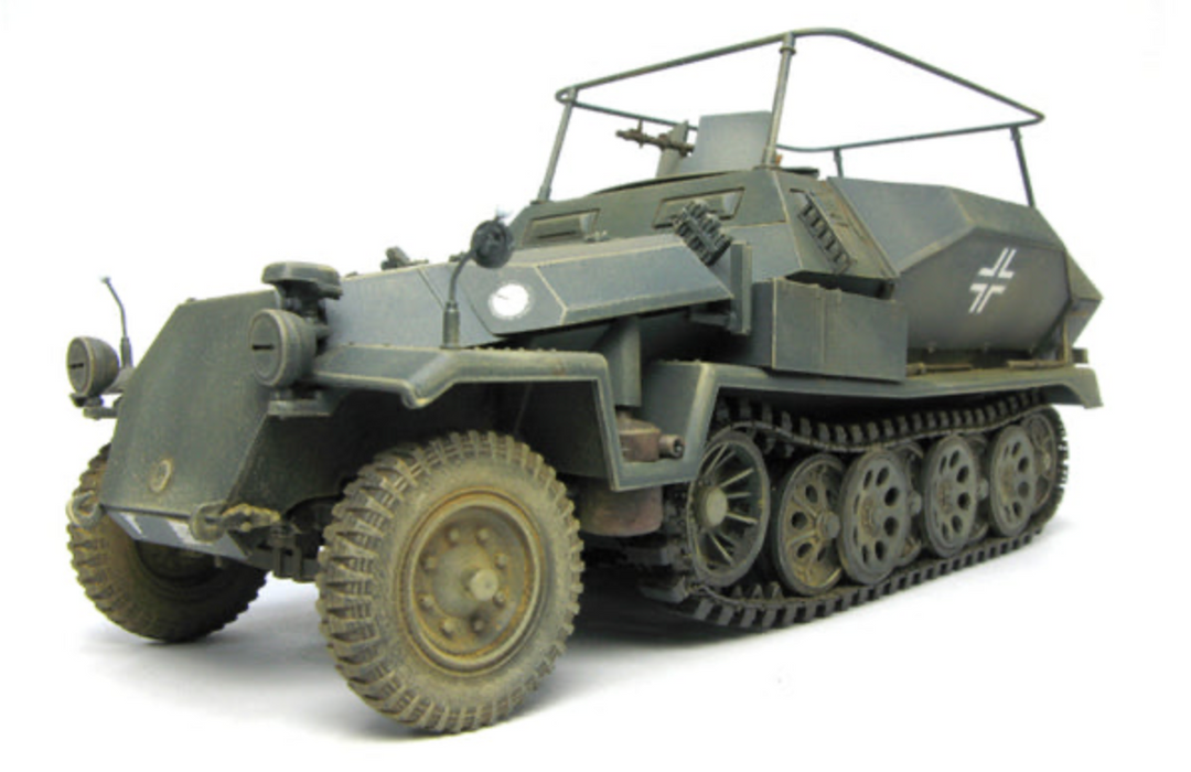 AFV Club AF35117 1/35 Sd.Kfz. 251/17 Ausf. C Command Vehicle Half-Track Model Kit