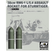 AFV Club AF35139 1/35 38cm RW6-1 L/5.4 Assault Rocket for Sturmtiger Detail Set