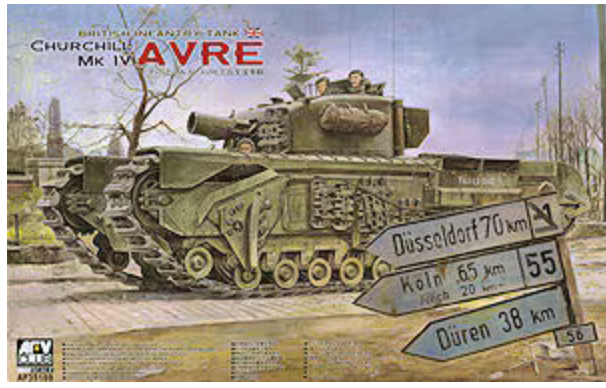 AFV Club AF35169 1/35 Churchill Mk.IV AVRE Model Tank Kit