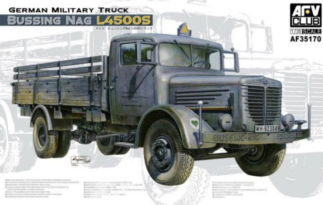 AFV Club AF35170 1/35 Bussing NAG L4500S Early Model Truck Kit