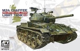AFV Club AF35210 1/35 M24 Chaffee Light Tank WW2 British Army Version Model Kit