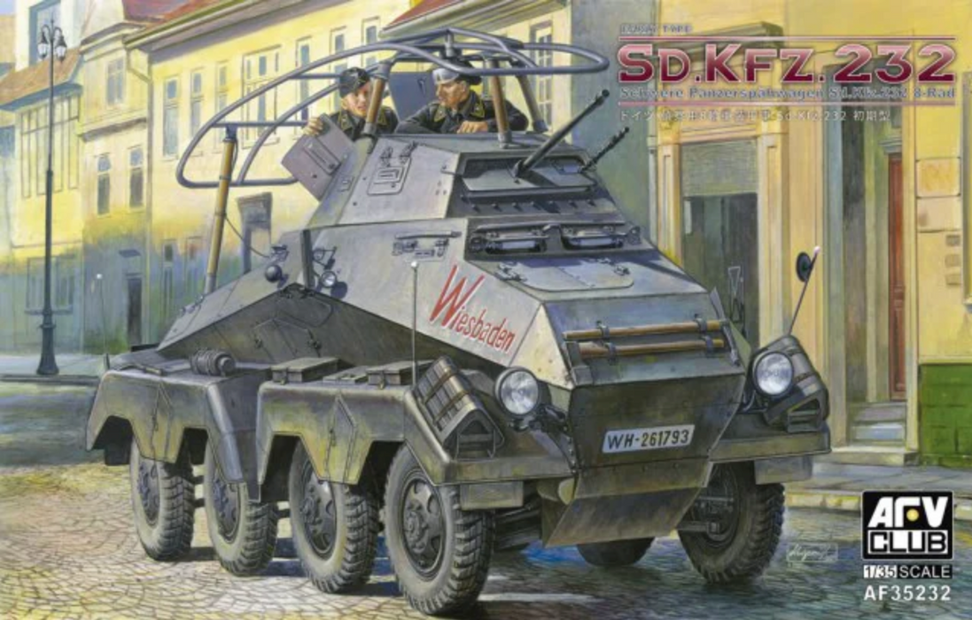 AFV Club AF35232 1/35 Schwere Panzerspähwagen Sd.Kfz.232 8-Rad Early Type Model kit