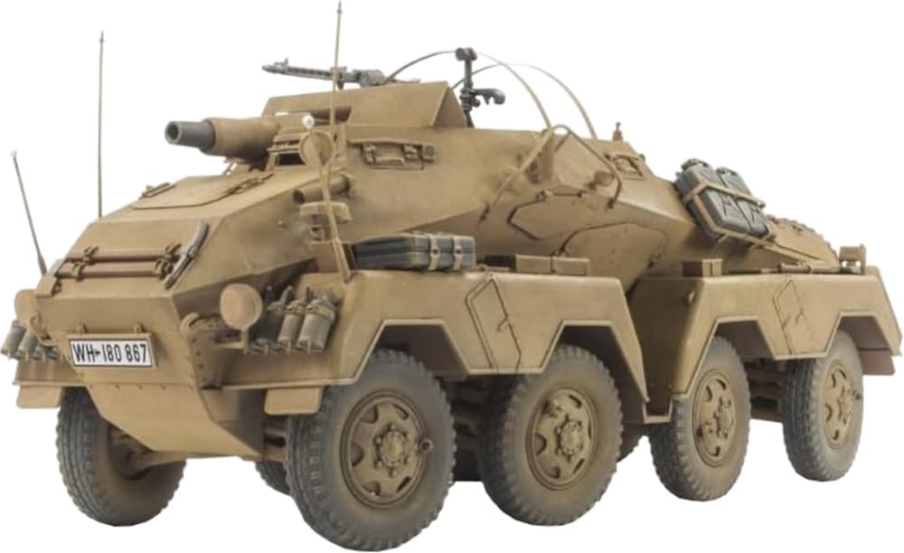 AFV Club AF35233 1/35 Sd.Kfz.233 8-Rad with 7.5cm Gun Armored Car Model Kit