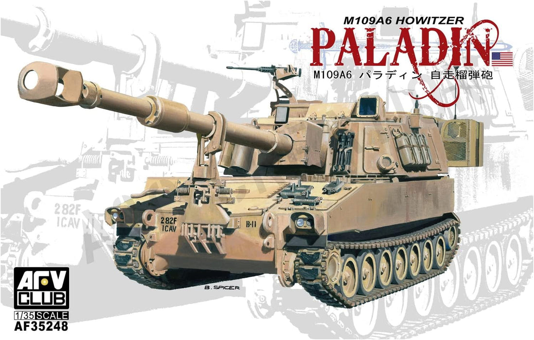 AFV Club AF35248 1/35 M109A6 Howitzer PALADIN Self-Propelled Model Kit