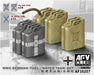 AFV Club AF35257 1/35 German Fuel/Water Tank Set Model Kit