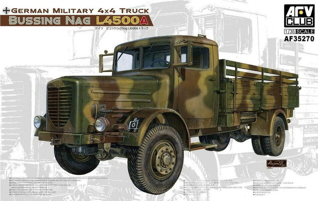AFV Club AF35270 1/35 Bussing NAG L4500A Late Model Truck Kit