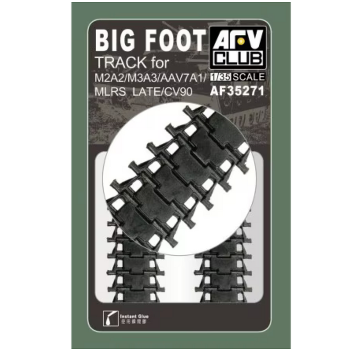 AFV Club AF35271 1/35 Big Foot Track Set for M2A2/M3A3/AAV7A1/MLRS Late/CV90