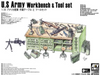 AFV Club AF35302 1/35 U.S. Army Workbench & Tool Set Model Kit