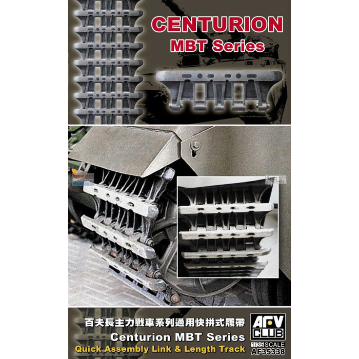 AFV Club AF35338 1/35 Centurion MBT Series Quick Assembly Link & Length Track Kit