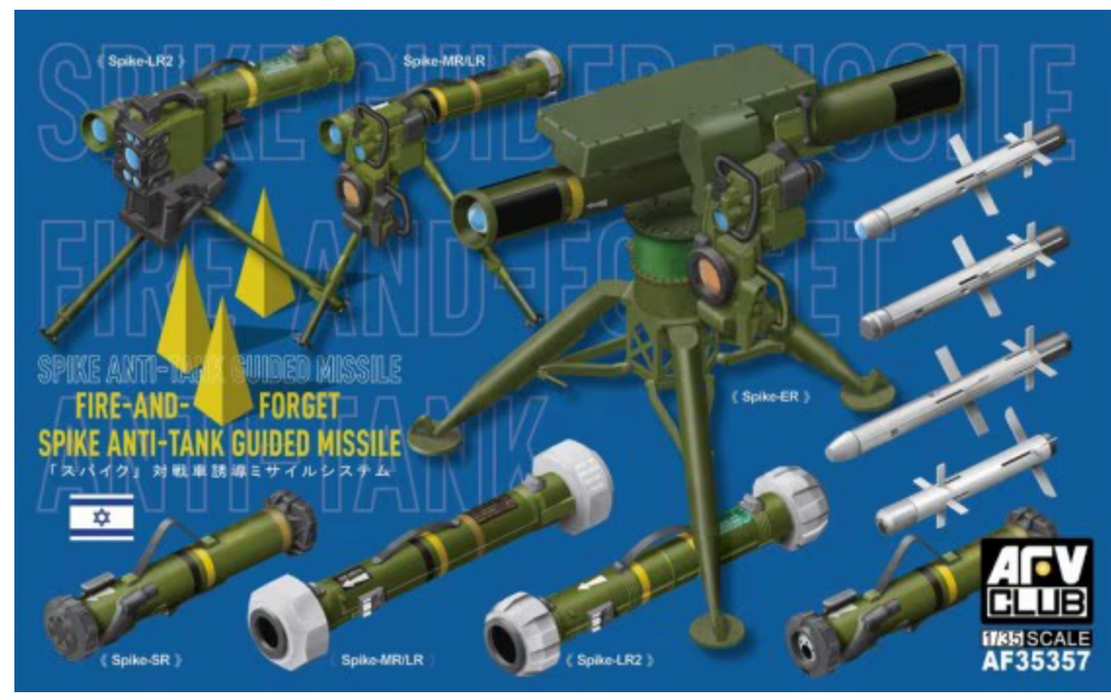 AFV Club AF35357 1/35 SPIKE Anti-Tank Guided Missile Model Kit