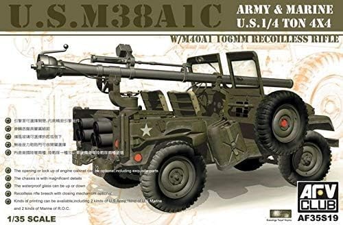 AFV Club AF35S19 1/35 U.S. M38A1C with M40A1 106mm Recoilless Rifle
