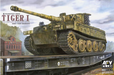 AFV Club AF35S25 1/35 Pz.Kpfw. VI Tiger I Ausf. E Late Version mit Transportkette Model Kit