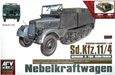 AFV Club AF35S36 1/35 Sd.Kfz.11/4 Nebelkraftwagen German 3-Ton Semi-Track Model Kit