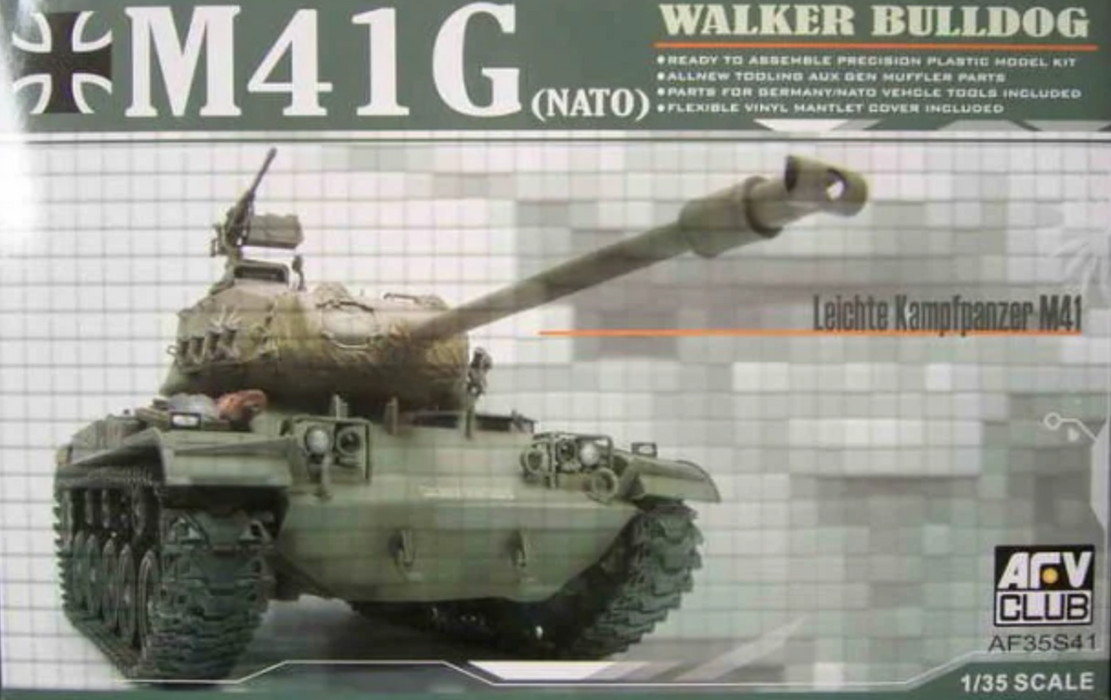 AFV Club AF35S41 1/35 M41G (NATO) Walker Bulldog Model Tank Kit