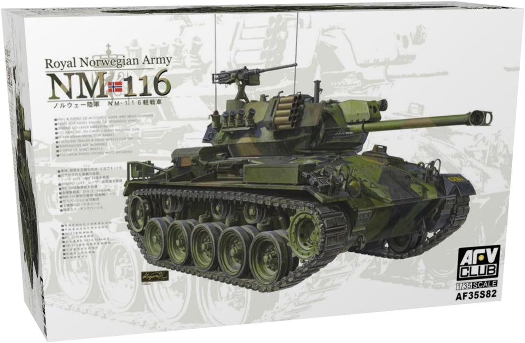 AFV Club AF35S82 1/35 Royal Norwegian Army NM 116 Tank Model Kit