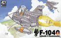 AFV Club AFQS06 1/Egg F-104G Luftwaffe / Bundesmarine (Q-Series) Model Aircraft Kit