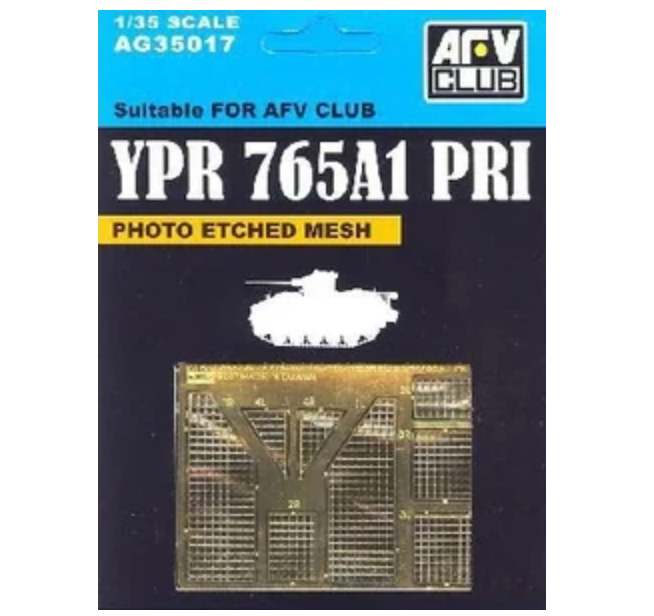 AFV Club AG35017 1/35 YPR 765A1 PRI Photo-Etched Mesh Detail Set