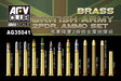 AFV Club AG35041 1/35 Brass British Army 2-pdr Brass Ammo Set
