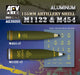 AFV Club AG35055 1/35 Aluminum 155mm Artillery Shell Set for M1122 & M454