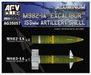 AFV Club AG35057 1/35 Aluminum M982-IA "Excalibur" 155mm Artillery Shell Set