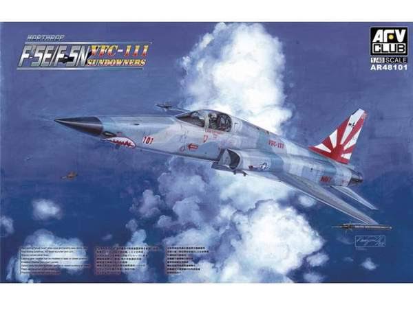 AFV Club AR48101 1/48 Northrop F-5E/F-5N Tiger II VFC-111 Sundowners Model Aircraft Kit