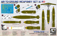 AFV Club AR48107 1/48 US Aircraft Air-to-Ground Bomb Weapon Set A Model Kit