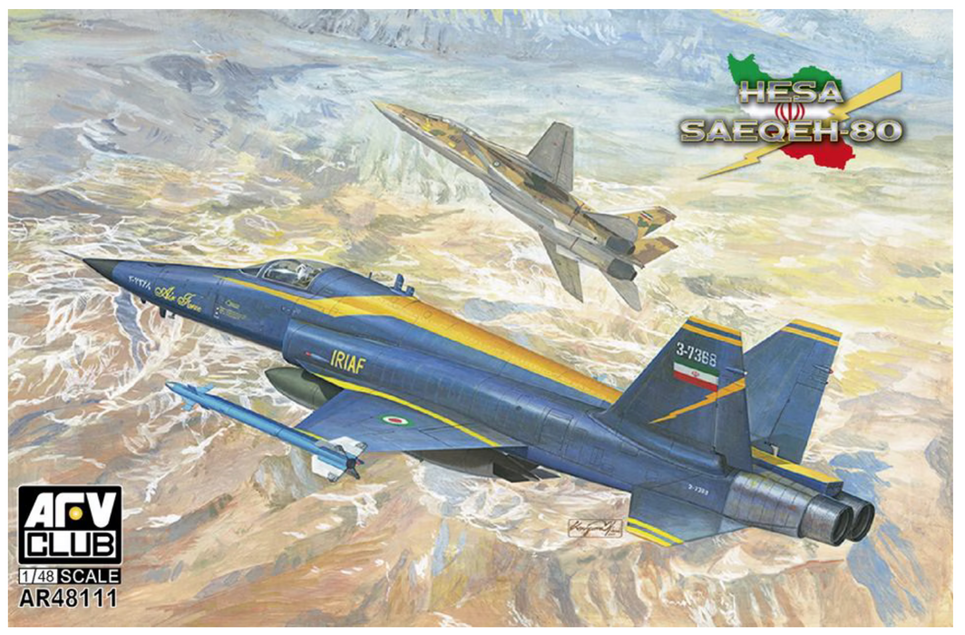 AFV Club AR48111 1/48 HESA Saeqeh-80 Model Aircraft Kit