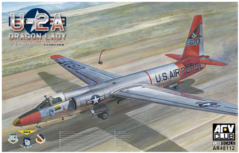 AFV Club AR48112 1/48 U-2A Dragon Lady High-Altitude Recon Model Aircraft Kit
