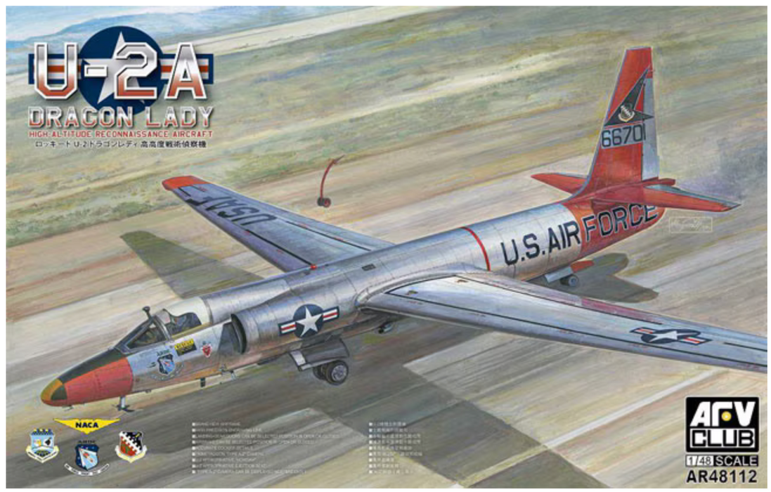 AFV Club AR48112 1/48 U-2A Dragon Lady High-Altitude Recon Model Aircraft Kit
