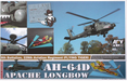 AFV Club AR72S01 1/72 AH-64D Apache Longbow Flying Tiger Helicopter Model Kit