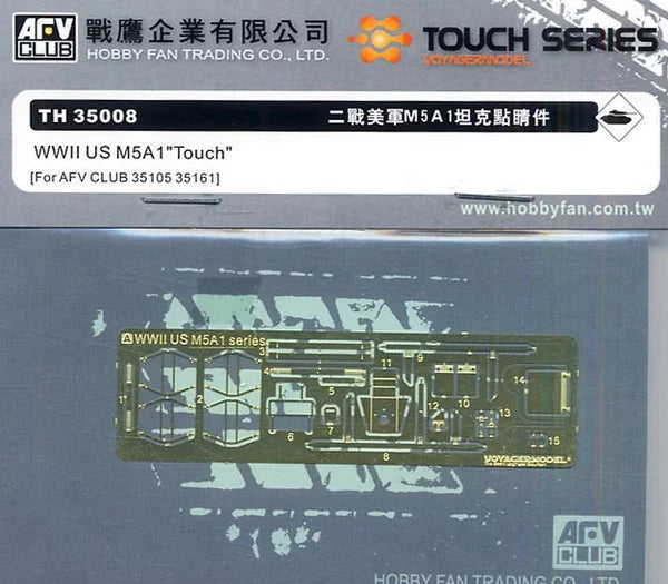 AFV Club TH35008 1/35 M5A1 Light Guard & Detail Upgrade Set Kit