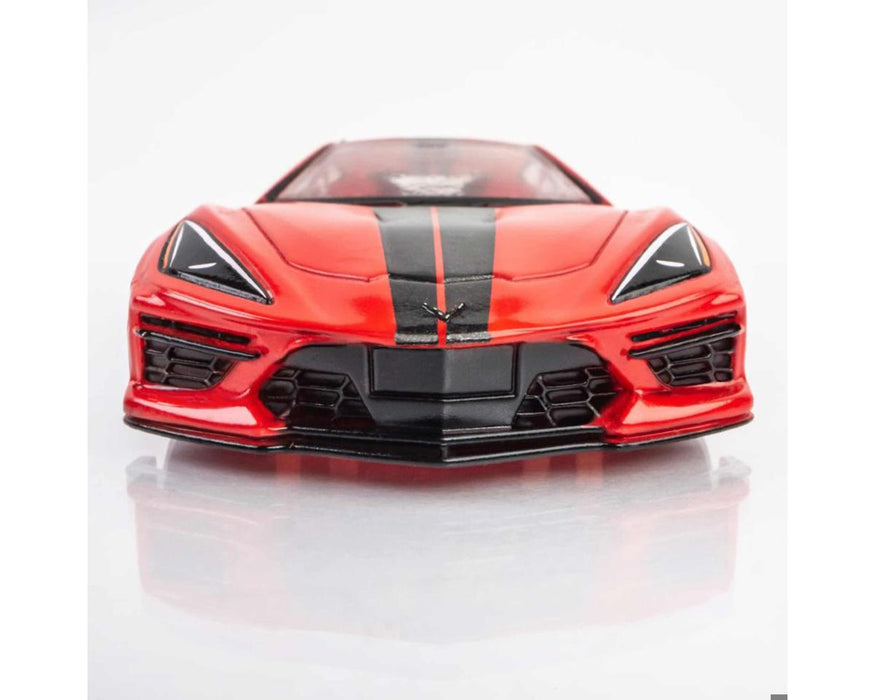AFX Racing 22011 C8 Corvette Torch Red Mega G+ HO Scale Slot Car